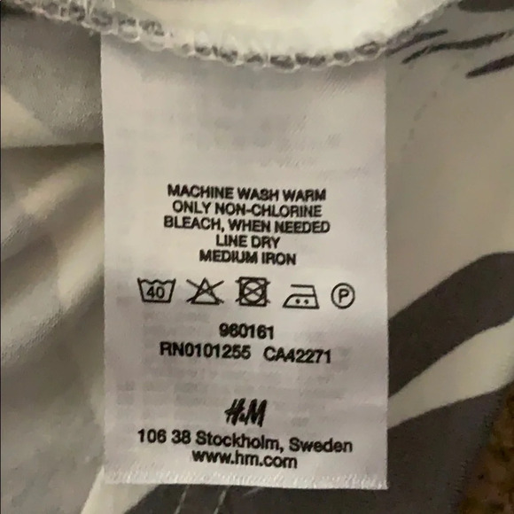 Gray and White Striped Dress - Picture 6 of 10